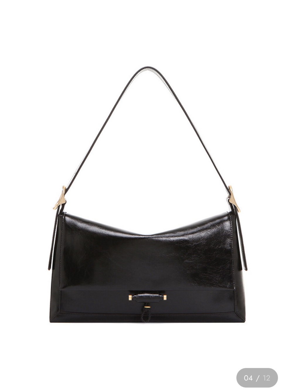 Loeuvre Sac de Jardin Large Shoulder Bag - Noir -